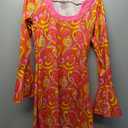 Dream Girl Go Go Gorgeous 70s Groovy Retro Adult Halloween Costume Pink Womens, M
