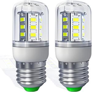 5304511738 KEI D34L Refrigerator Bulb Replacement for Electrolux Kenmore Frigidaire Refrigerator Replace PS12364857 AP6278388 4584444 110V-3.5W (White Light 2 pcs)