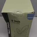 6 Inch Indoor Planter Pots with Drainage Hole and Tray Saucer, Flower Pots for Indoor Outdoor Garden Plants and Flowers, Multicolor