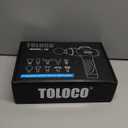 TOLOCO Massage Gun Deep Tissue, Percussion Massage Gun with 10 Replacement Heads, Super Quiet Portable Electric Massager for Athletes, Relax, Black