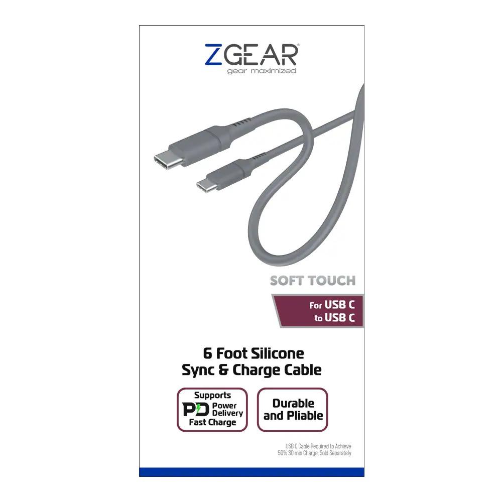 6 Foot Silicone Rubber Sync & Charge Cable