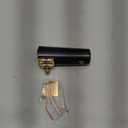 Vandoren LC080P Optimum Ligature and Plastic Cap for Metal Tenor Saxophone Gilded with 3 Interchangeable Pressure Plates, Black