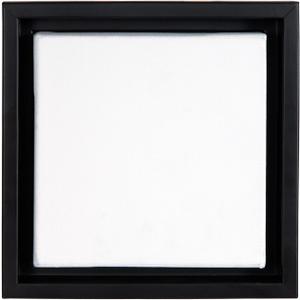 Creative Mark Illusions Floater Frame For 3/4" Deep Canvases - 20x24 Black - No Glass or Backing - Wood Composite Floating Illusion Frame for Canvas Paintings- With Hanging Hardware
