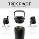 Simple Modern Trek Pivot | 30oz Flip Straw Tumbler with Handle | Water Bottle & Boot | Interchangeable Straw & Chug Lids | Insulated Stainless Steel Jug | Gym Sports Outdoors | Sea Glass Sage