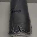 SLEEP ZONE Cooling Queen Mattress Topper, Premium Zoned Cool Mattress Pad Cover, Padded Mattress Protector Breathable Washable, Deep Pocket 8-21" (Black, Queen)