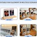 3-Pack Modular PSA Card Display Stand - Horizontal or Vertical Stackable Acrylic Holder for Sports Cards, Trading Cards, PSA Card Case Graded Card Display