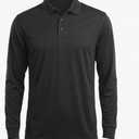 ClassExceed Boys Performance Dry Fit Long Sleeve Polo for School Uniform, Moisture Wicking, Toddler S