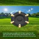 Cut More Efficiently Blade Disc + 6 Pcs Replacement Blades Compatible with ANTHBOT Pion 900 1000 / Genie 600 1000 3000, Redkey MGC500 MGC1000, Robotic Lawn Mower
