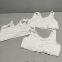 Hanes Women's Scoopneck Cotton Bralette Crop Top (3 Pack)