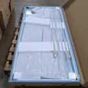 DELAVIN 56-60" W x 75" H Frameless Sliding Shower Door, Frameless Shower Door, Shower Glass Door with 5/16" (8mm) Clear SGCC Tempered Glass, Explosion-Proof Film, Stainless Steel Hardware, Gold