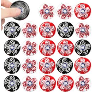 24 Pack Strange Fidget Spinners Bulk Mini Fidget Spinner Toys Retro Strange Party Favors for Birthday Gifts Return Gifts Goodie Bags Stuffers Rewards Prizes