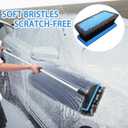 Wontolf 62'' Car Wash Brush with Long Handle, Scratch-Free Soft Bristles Sturdy Car Wash Mop Kit, Complete Car Cleaning Brush Kit Wash Mitt Towel Windshield Squeegee Wheel Tire Brush for Car Truck RV