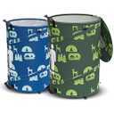 30 Gallon Collapsible Pop-Up Trash & Recycling Cans for RV's, Camping, Recycling, Yard Waste, Leaf Bag, Children Toy Bin (Trash & Recycling Cans) 
