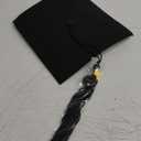 CLERKMANS Unisex Deluxe Masters Graduation Cap