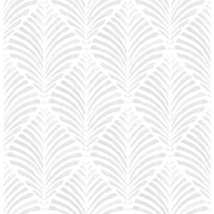 Safiyya Peel and Stick Wallpaper Boho Contact Paper 17.3"x393" Light Grey Geometric Modern Wall Paper Self Adhesive Removable Wallpaper for Bedroom Vinyl Rolls