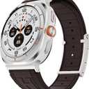 Sport Silicone Bands Compatible with Samsung Galaxy Watch Ultra Band (2025/2024) 47mm for Men Women,Soft Silicone with Magnetic Buckle Replacement Strap for Galaxy Watch Ultra