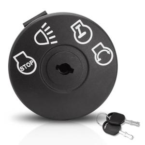 Ignition Switch with Key 7 terminals Compatible with Husqvarna Craftsman Deere John MTD Murray Riding Lawn Mower Replace# 925-1741 175566 175442 GY20074 94762 163968 532175566