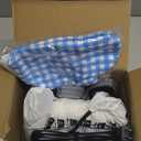 Powerful Handheld Fabric Steamer - 1800W with Fast Ceramic Heat-Up Plate, 2-in-1 Ironing & Wrinkle Remover, Steam Nozzle, Lint Brush - White, for US 120V Only