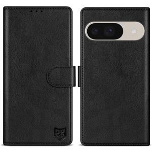 ZZXX for Pixel 10/10 Pro Wallet Case Magnetic Closure 6.3 inch,Black