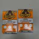 Gorilla Permanent Adhesive Dots, Double-Sided, Clear, 0.5" Diameter, 150 Pieces (Pack of 3) - No Mess, Photo Safe