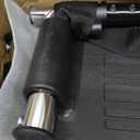 Economy Footrest for Standard Wheelchairs and Transport Chair, Composite Footplates And Heel Loops,Universal Swing-Away Footrests, wheelchair replace parts.Same function as T93HEP, PH-SF.(1 Pr, Black)