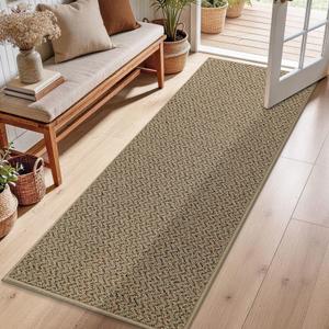 COSY HOMEER Hallway Runner Rugs Non-Slip Washable 2'x5' Taupe