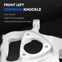 Front Left Steering Knuckle Fit for Dodge Ram 1500 2003-2010, for Ram 1500 2011-2018, for Ram 1500 Classic 2019-2021 (Only Fit 4WD/AWD), Replacement for 698-239, Driver side