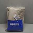MIULEE Velvet Curtains 108 inches - Luxury Blackout Curtains for Bedroom Living Room Thermal Insulated Super Soft Window Drapes Rod Pocket & Back Tab, Beige, W52 x L108 inches, 2 Panels