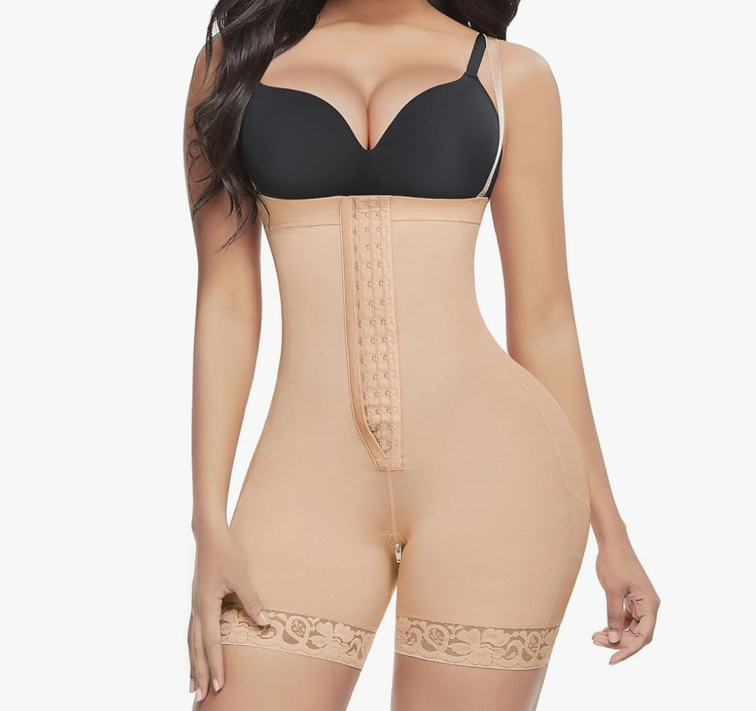 Lover-Beauty Fajas Colombianas Shapewear for Women Tummy Control Postpartum Body Shaper Butt Lifter Bodysuit. Size XS