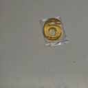 4 Inch Mailbox Number #6 or 9, 3D Address Letter Stickers - Gold Shiny and Bright