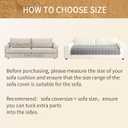 Waterproof Couch Cover for Dogs Non-Slip Pet Couch Covers for Sectional Sofa, Thick Soft Washable Sofa Covers for 3 Cushion Couch Sofa Pet Friendly (Grey, 35x74)