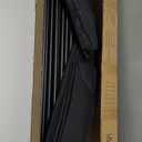 RANTILA 6 Panel Room Divider, 6 FT Folding Privacy Screen with Wide Feet, Freestanding Partition for Room Separation, Portable Room Divider Panel, 133" W x 71" H, Black