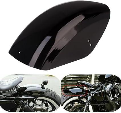 Motorcycle Flat Rear Fender 7" Short Mudguard Splash Guard Fit for Harley Sportster Iron 883 1200 1986-2022 Gloss Black