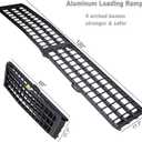 FACHNUO 10FT Motorcycle Ramp for Pickup Trucks, 1500lbs Capacity 1PC, Aluminum Heavy Duty Loading Ramp for Dirt Bike, Trailer, Lawn Mower, ATVs, UTVs, Golf Cart, Tailgate, 120" L x 18" W