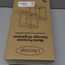 Multi-Purpose Pull-Out Storage Organizers, Under Sink/Cabinet Organizers and Storage for Bathroom & Kitchen, Black, 12.8 Inches, 2 Packs