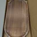 1 pcs Acacia Wood Tray 11.86 inch Boards Rustic Wooden Serving Trays Oval Platters Charcuterie for Party,Breakfast, Coffee Table, Home Decorative, Food Small Trays