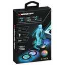 Monster Multicolor LED Cup Holder Lights, 2-Pack