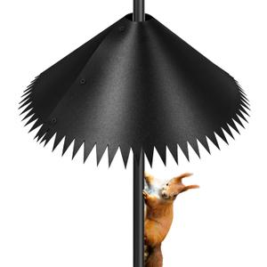 Squirrel Baffle for Bird Feeder Pole, Outdoor Pole Mount Squirrel Proof Guard Stopper (19Inch-1pcs)