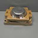 Elevated Dog Bowls, 6 Heights Adjustable Raised Dog Bowl 2.4-6.7, with Food Grade 304 Stainless Steel 15 OZ, Bamboo Dog Bowl Stand for Small & Medium Dogs Cats, 2 Pack