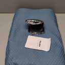 Neck Pillow for Sleeping, Travel Pillow, Camping Pillow, Ergonomic Memory Foam Compressible Medium Firm, Ideal for Home, Bedroom, Office and Camping (Blue, M) (M-17.7x12x4/3 In)