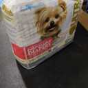 Paw Inspired 32ct Disposable Dog Diapers | Female Dog Diapers Ultra Protection | Diapers for Dogs in Heat, Excitable Urination, or Incontinence (X-Small)