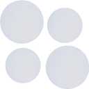 Electric Stove Burner Covers Range Top For Expanding Counter Space Stovetop Decor (White)