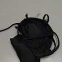 Meetall Women's High Cut String Triangle Bikini Set Swimsuits Sexy Bathing Suits 2 Piece (Medium, Black)