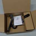 LISEN Cell Phone Stand Phone Holder for Desk Office Decor, Office Desk Accessories Gifts Women PC Gaming Essentials iPhone Stand Gadgets Men Fit OtterBox Case Switch iPad Air Tablet 4-10 in (BLACK)