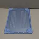 BlueSwan Anti-Cracking Hard Shell Case Compatible with MacBook Air 13 inch M4 M3 M2 2026 2025-2022 A3240 A3113 A2681, Drop Protection Soft TPU Bumper PC Base for Air 13.6 inch, Frosted Sky Blue