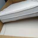 Outdoor Chair Cushions, Removable Covers, Beige, 24 x 24