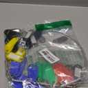 Portable Key Organizer 8 inch Janitor Ring with 50 Label Tags for Company Office Home Janitor Hotel Apartments Multiple Keys Management