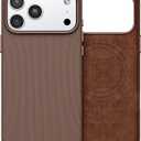 for iPhone 17 Pro TechWoven Case 2025, iPhone 17 Pro Phone Case [Compatible with MagSafe] Shockproof Anti-Slip TechWoven Premium Woven Fabric Cover for 17 Pro 6.3", Sienna