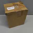 Skylety 100 Pcs 5 oz Mini Square Baking Pan with Lid Aluminum Foil Cupcake Pan Brownie Baking Cup Disposable Ramekins Individual Tin Dessert Containers for Kitchen, Food Grade Material(Champagne)