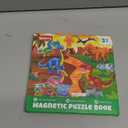 SYNARRY Dinosaur Magnetic Puzzles for Toddlers 3-5, 20 Pieces Travel Puzzles for Kids Ages 4-6, Car Airplane Road Trip Activities Magnet Games Toys for 3 4 5 6 Year Old Children Boys Girls Gifts